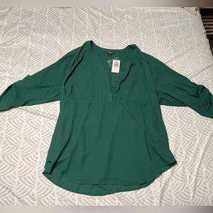 Green Torrid Harper Blouse 2x 18-20
